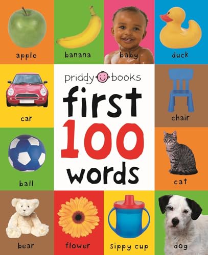 First 100 Words: A Padded Board Book — Illustrated (Board book)
