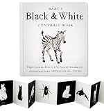 Baby's Black and White Contrast Book: High-Contrast Art for Visual Stimulation at Tummy Time (Tabitha Paige Children's Book Series)