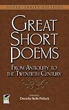 Great Short Poems from Antiquity to the Twentieth Century (Dover Thrift Editions)