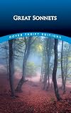 Great Sonnets (Dover Thrift Editions: Poetry)