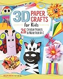 3D Paper Crafts for Kids: 26 Creative Projects to Make from A–Z (Happy Fox Books) Practice the ABCs while Making Adorable Giraffes, Kites, Apples, Unicorns, Zebras, and More, for Children Ages 4-8