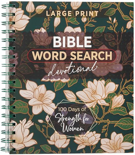 100 Days of Strength for Women: Bible Word Search Devotional (Paperback)
