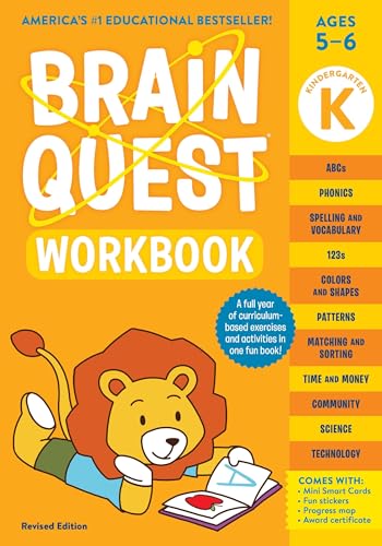 Brain Quest Workbook: Kindergarten Revised Edition cover