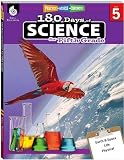 180 Days™: Science Workbook for 5th Grade Ages 10–11 | Life Science, Physical Science, Earth & Space Science, Scientific Inquiry for School or Home