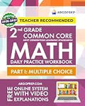 2nd Grade Common Core Math: Daily Practice Workbook - Part I: Multiple Choice | 1000+ Practice Questions and Video Explanations | Argo Brothers (Next Generation Learning Standards Aligned (NGSS))