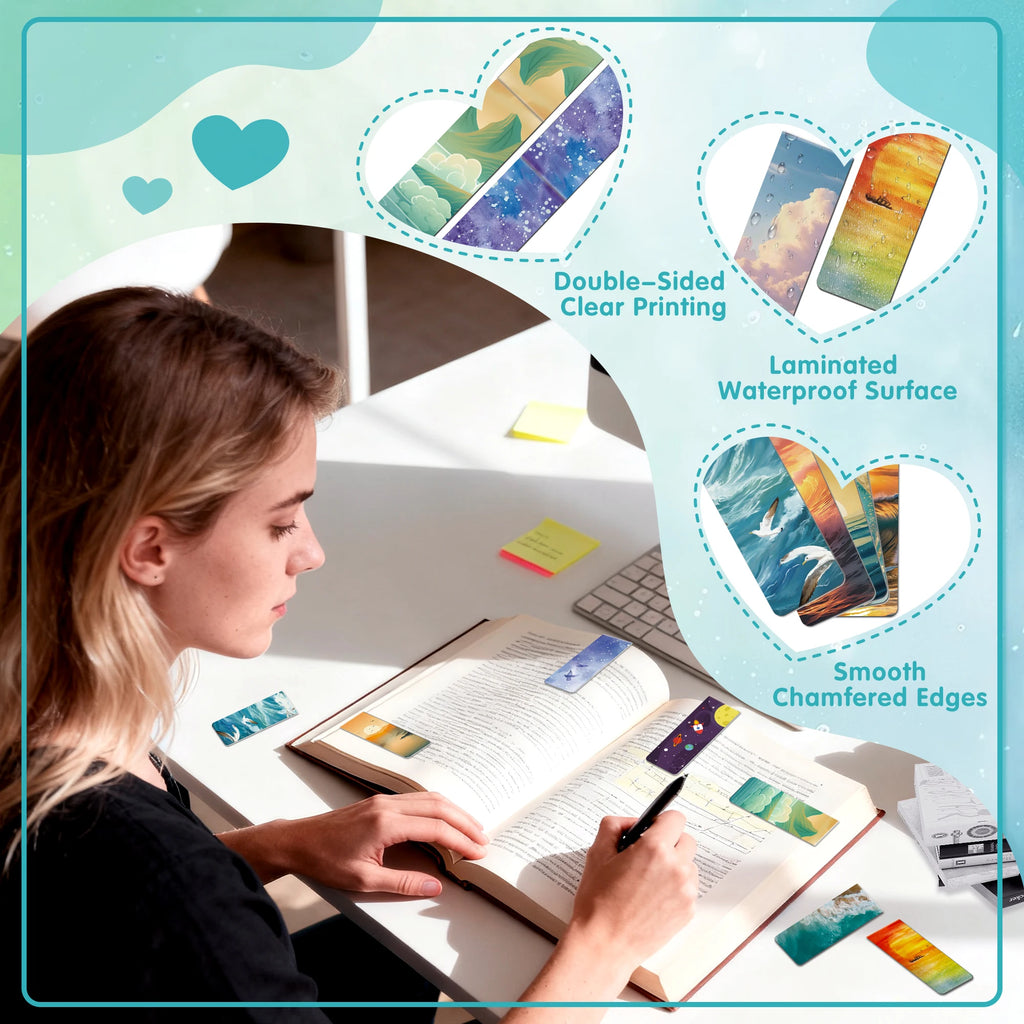 Book Club Magnetic Page Marker Set