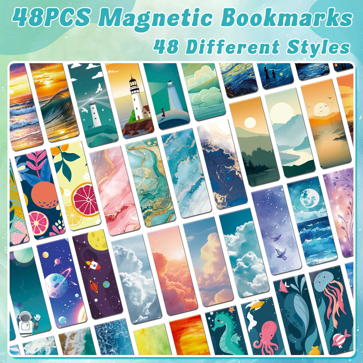Book Club Magnetic Page Marker Set