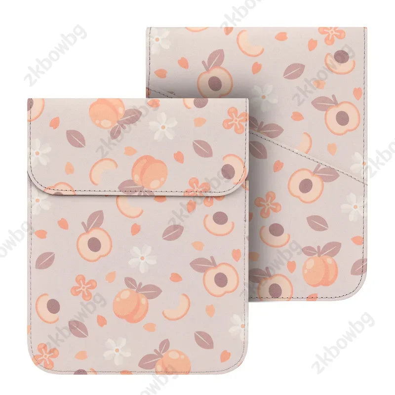 Magnetic E-Reader Sleeve - Floral, Winter and Solid Designs
