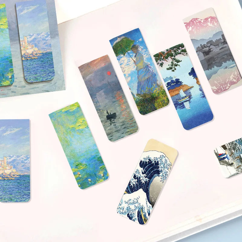 Impressionist Art Magnetic Bookmark Set