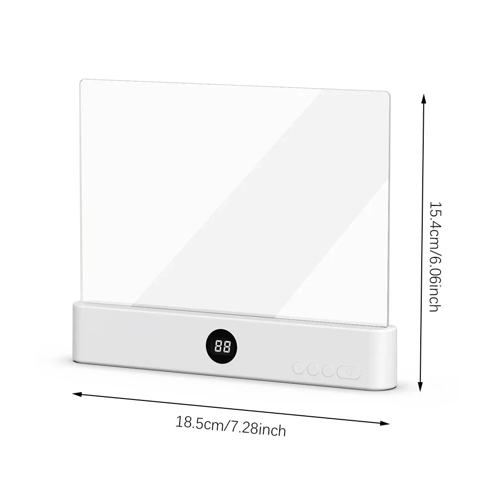 Rechargeable Flat Panel Reading Light with Timer