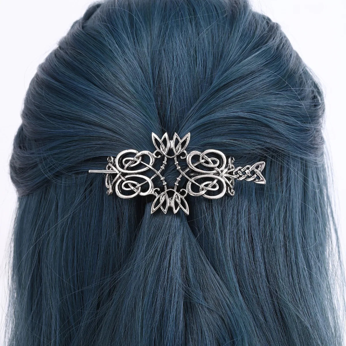 Medieval Celtic Floral Hairpin