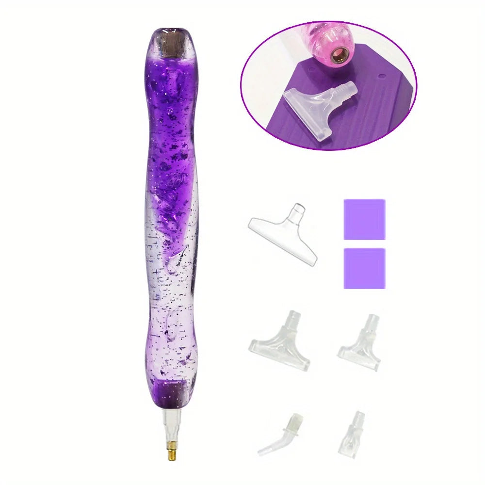 Diamond Painting Pen with Interchangeable Tips