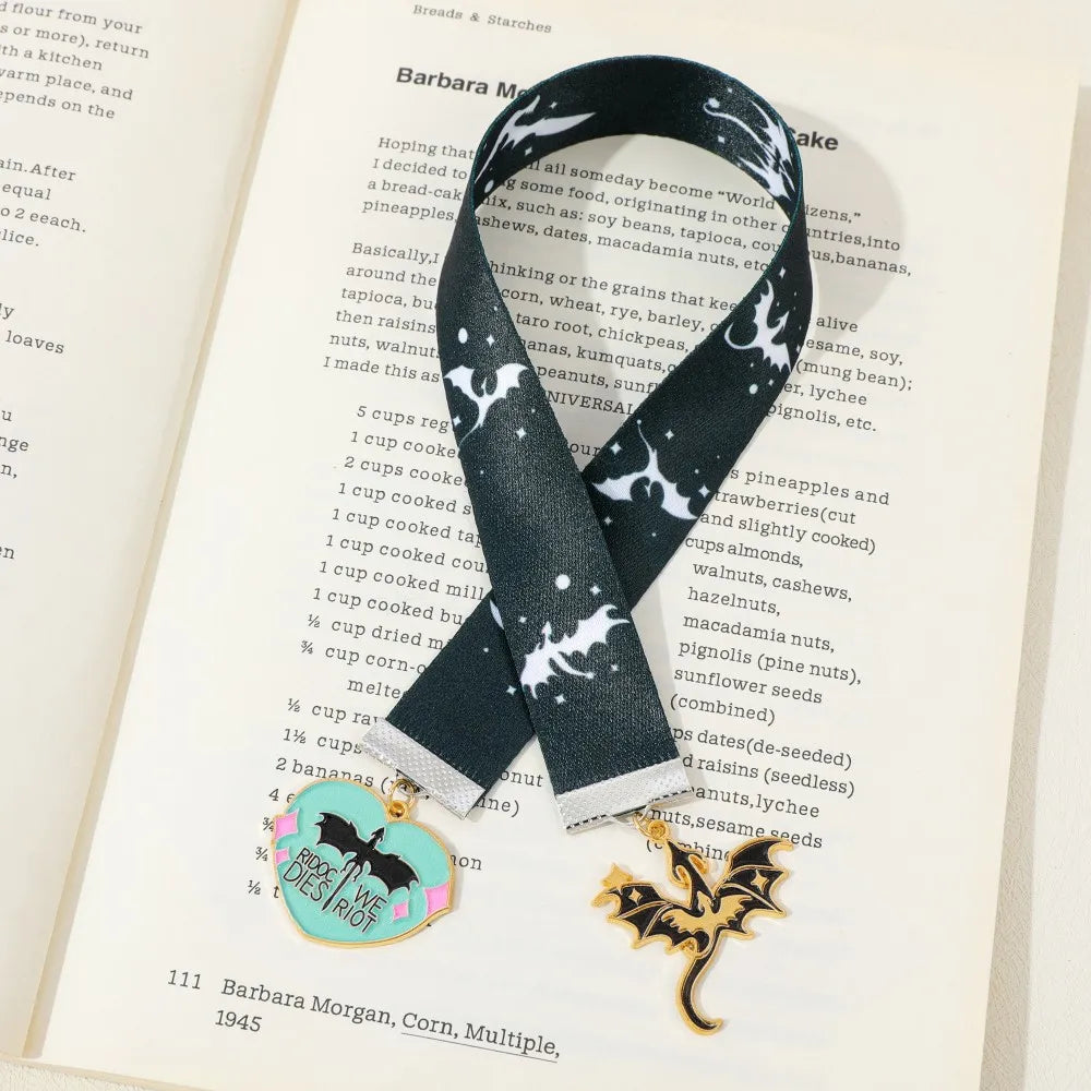 Fantasy Dragon Ribbon Bookmark Fantasy Novel Fan Book Accessory Dragon Enthusiast Book Marker School Supplies Office Stationery