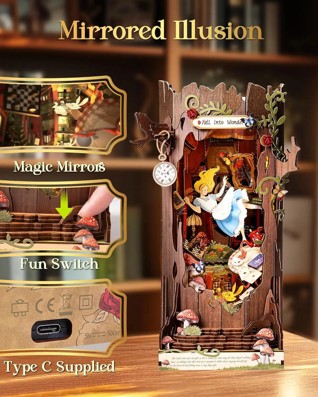 Fall Into Wonder Lighted DIY Book Nook Kit