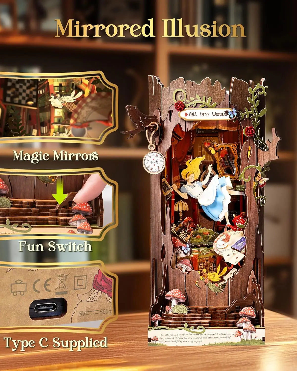 Fall Into Wonder Lighted DIY Book Nook Kit