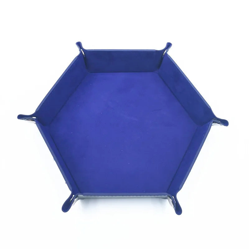 Foldable Hexagonal Dice Tray
