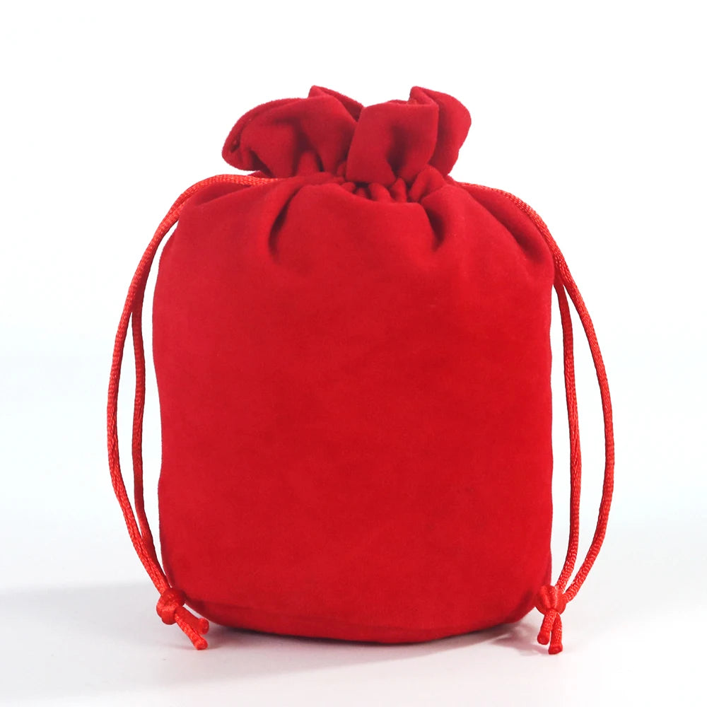 Velvet Dice and Trinket Drawstring Bags