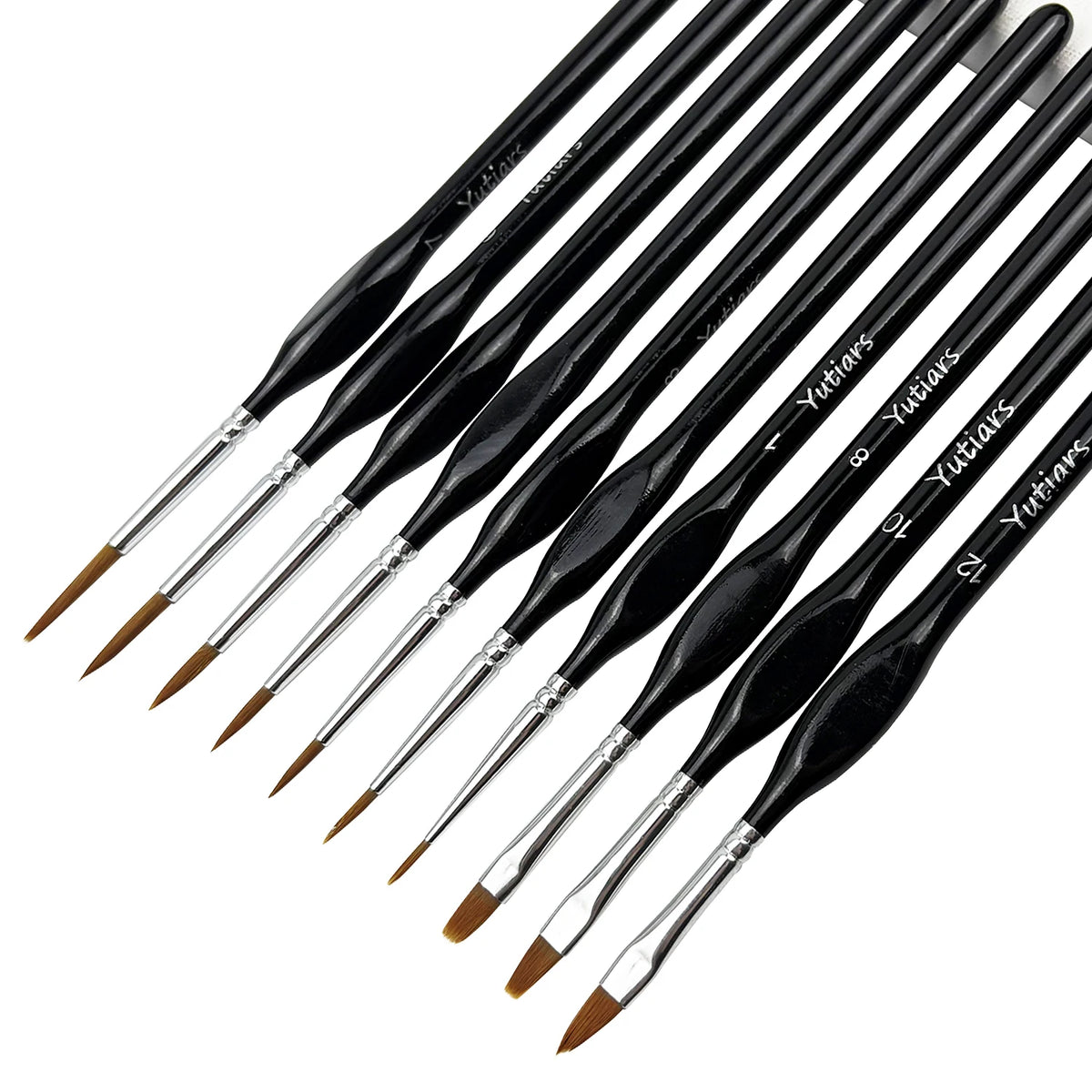 Fine Detail Miniature Paint Brush Set