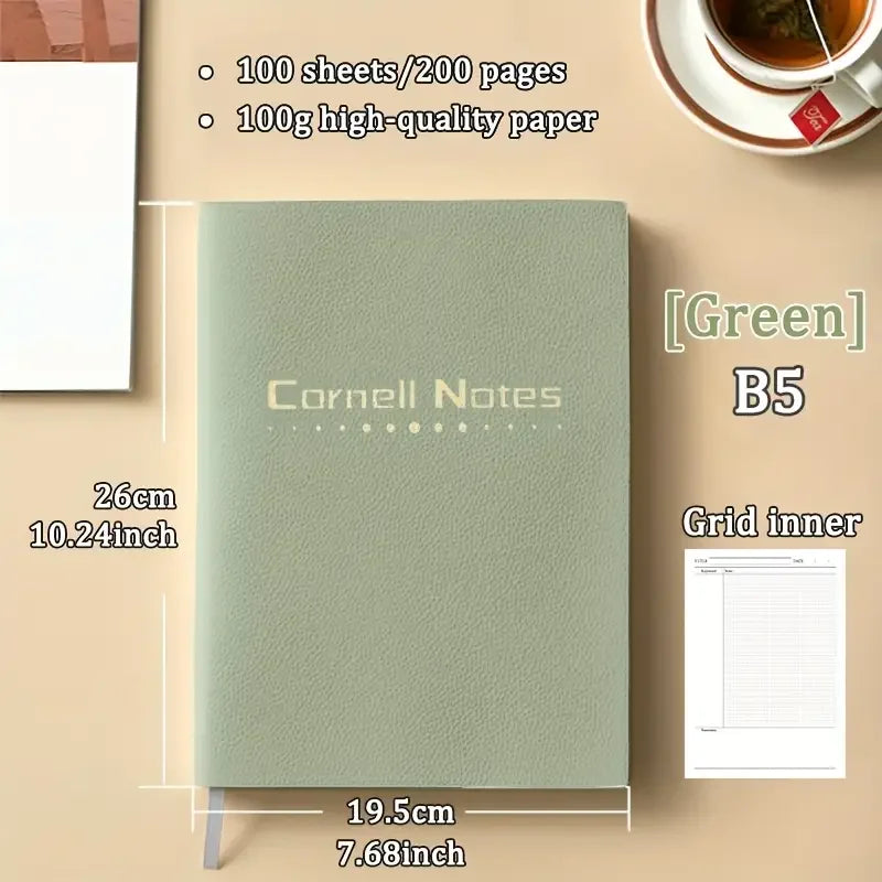 B5 Cornell Notes Notebook
