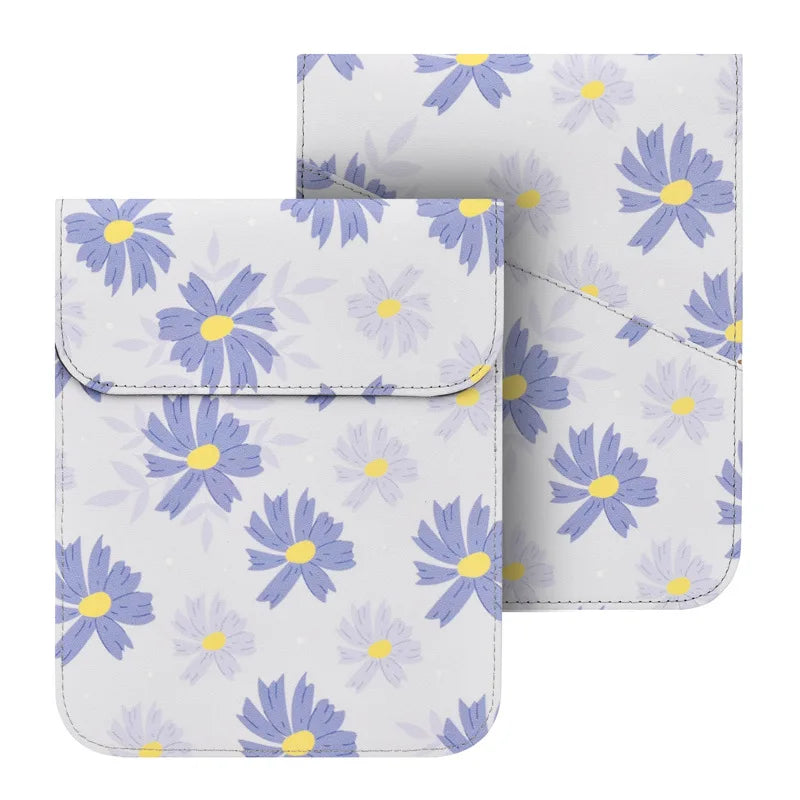 Magnetic E-Reader Sleeve - Floral, Winter and Solid Designs