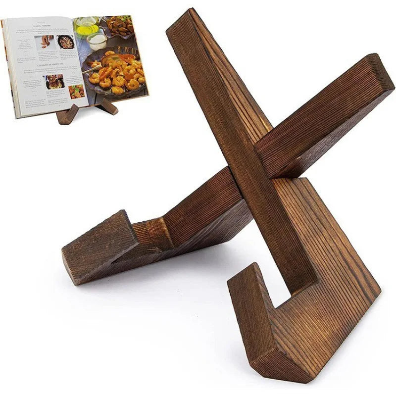 Wooden Cookbook and Reading Stand
