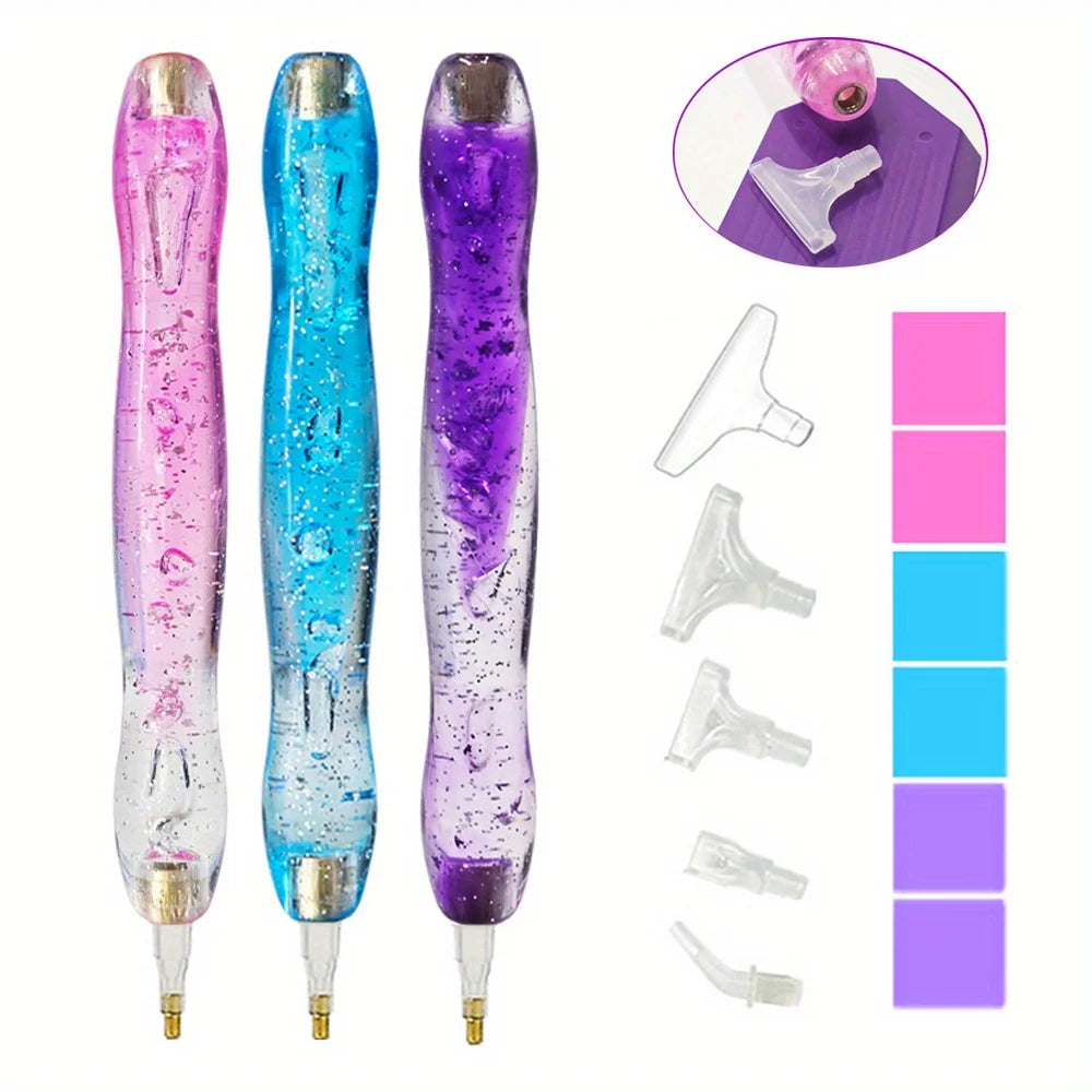 Diamond Painting Pen with Interchangeable Tips