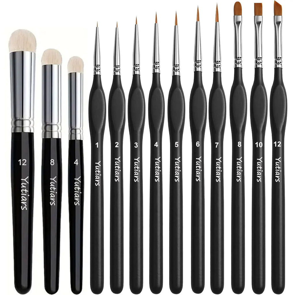Fine Detail Miniature Paint Brush Set