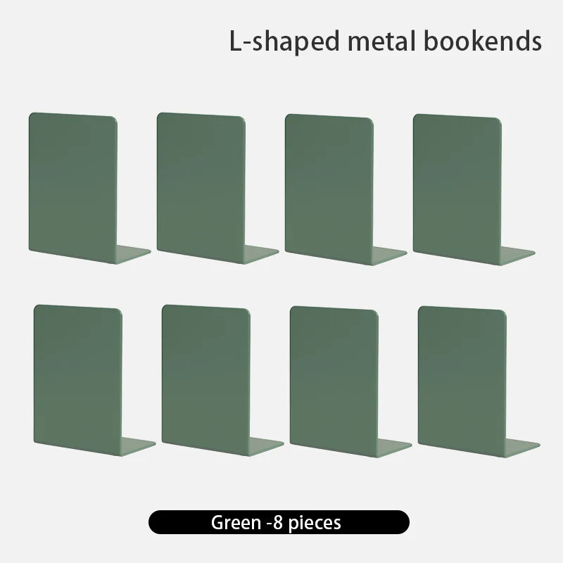 Metal Bookends - Multiple Pack Sizes