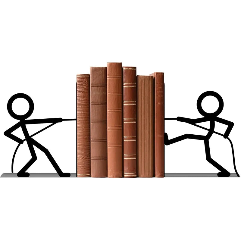 Decorative Metal Figure Bookends