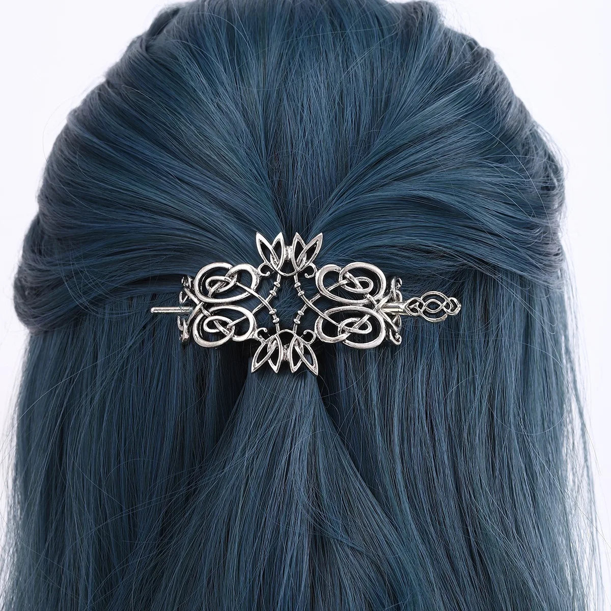 Medieval Celtic Floral Hairpin