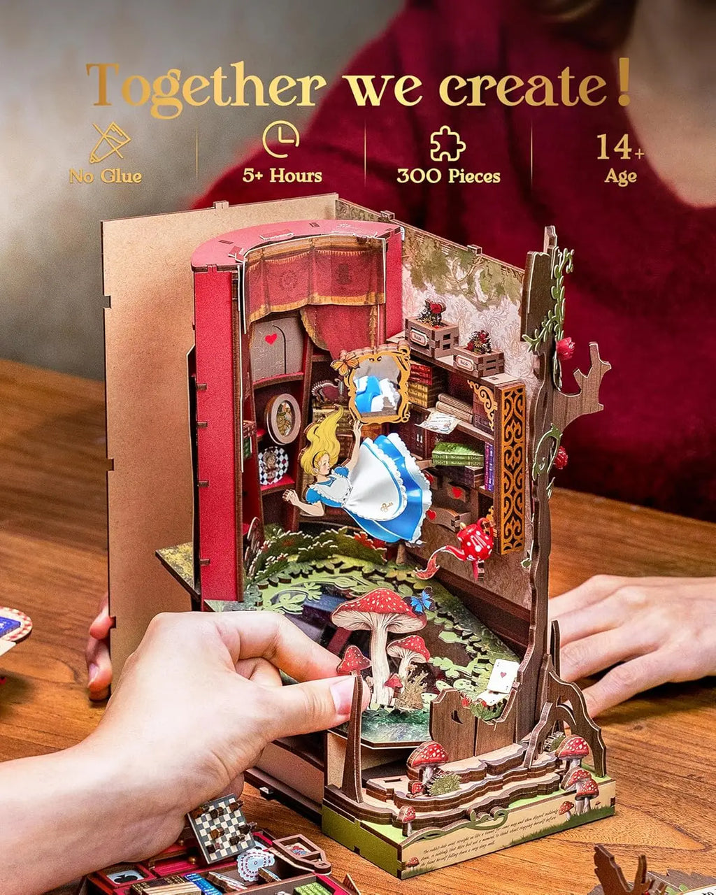 Fall Into Wonder Lighted DIY Book Nook Kit