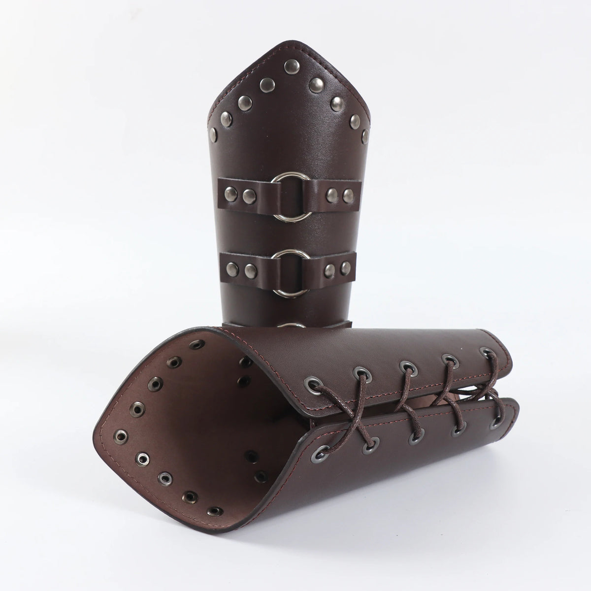 Lace-Up Medieval Cosplay Bracers