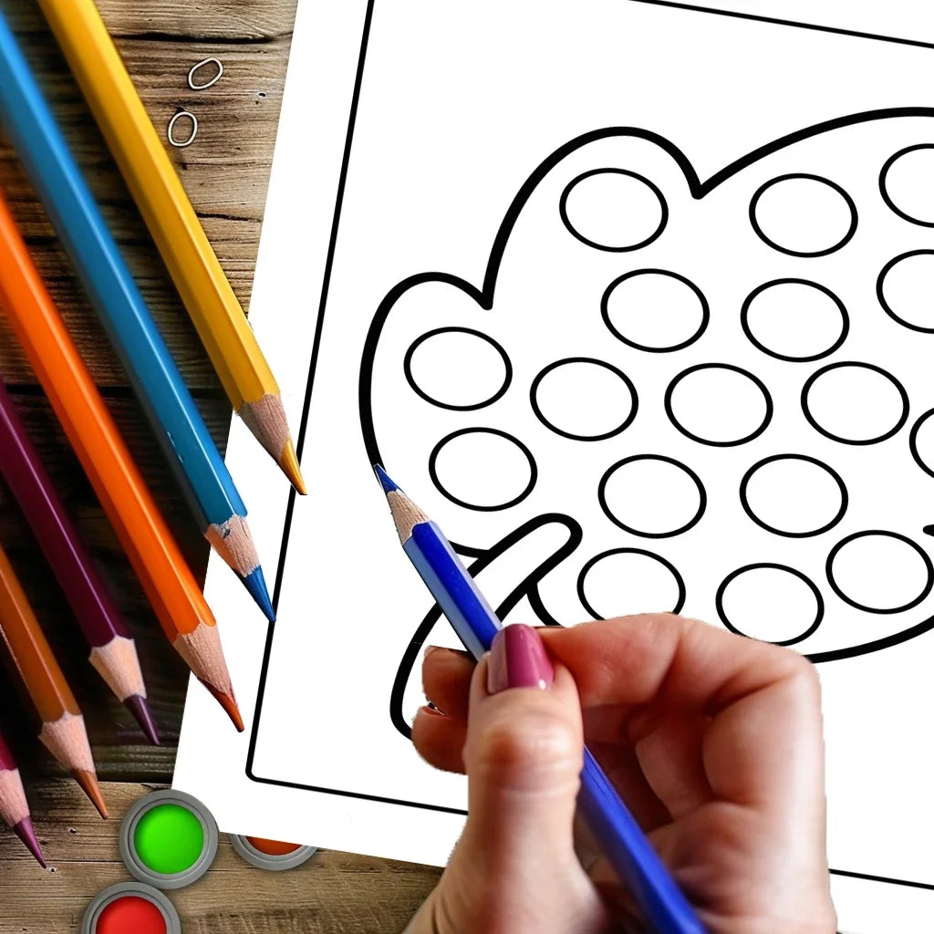 Spring Dot Marker Activity Book - 28 Pages