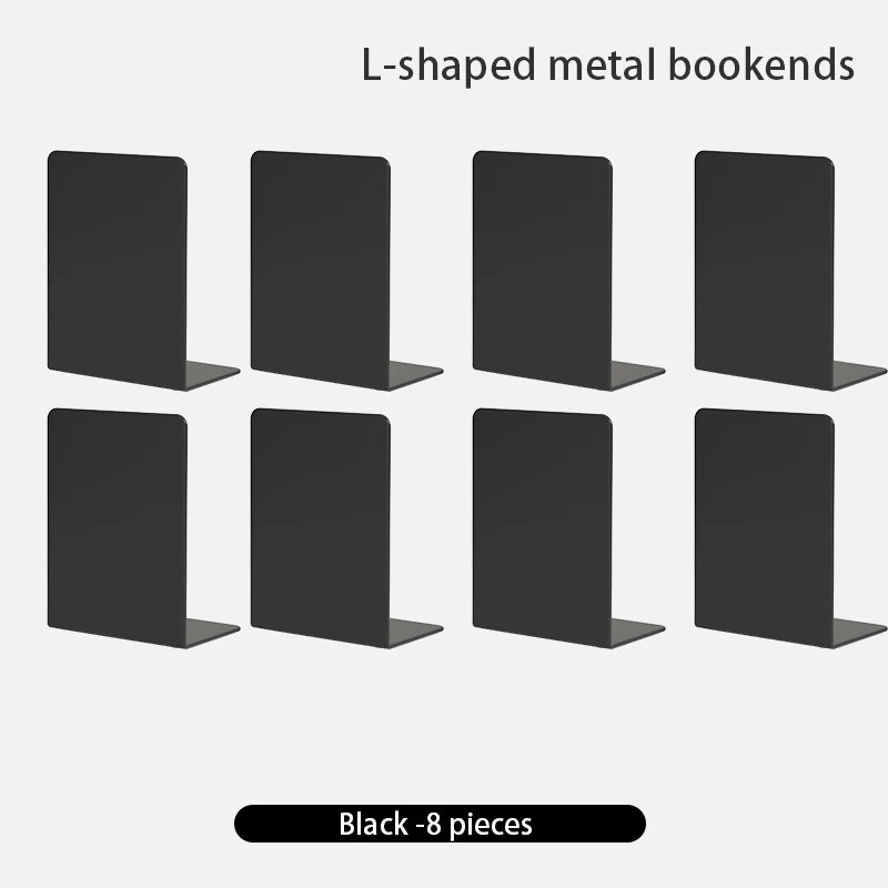 Metal Bookends - Multiple Pack Sizes