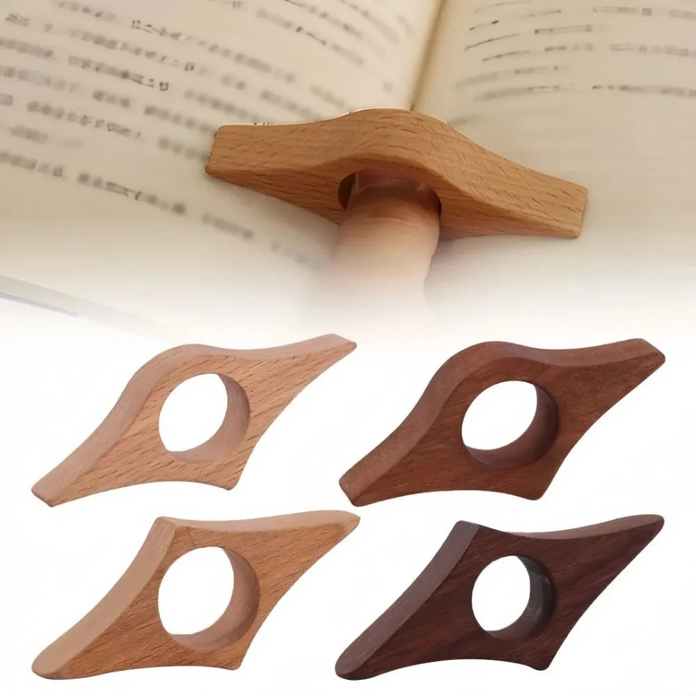 Beech Wood Thumb Page Holder