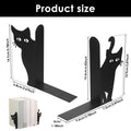 Peeking Cat Metal Bookends