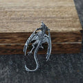 Flying Dragon Viking-Inspired Brooch