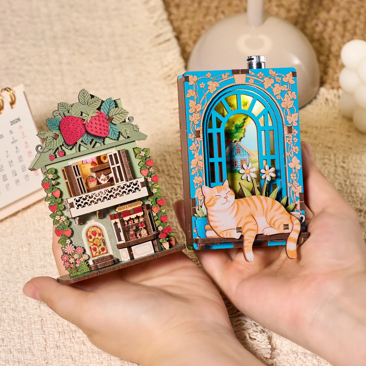 Mini DIY Book Nook Magnet Kit