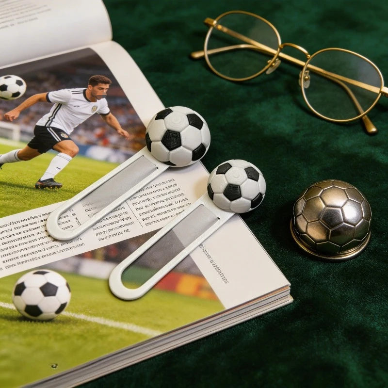 Soccer Ball Bookmark Clip
