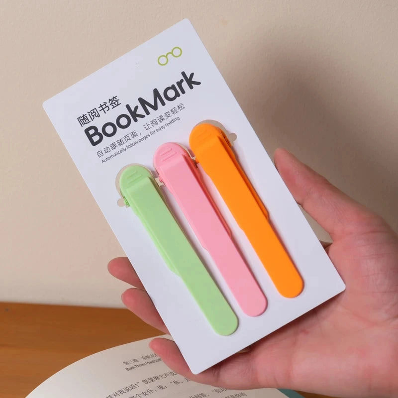 Automatic Silicone Bookmark - Single or 3-Pack