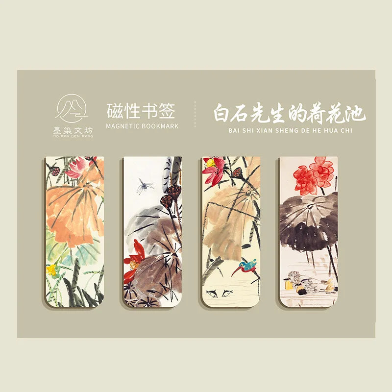 Impressionist Art Magnetic Bookmark Set