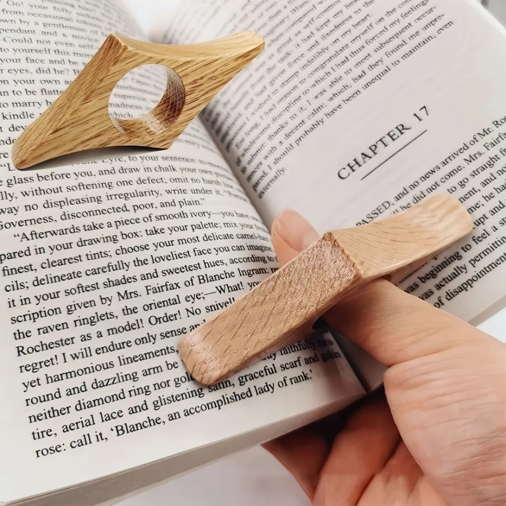 Beech Wood Thumb Page Holder