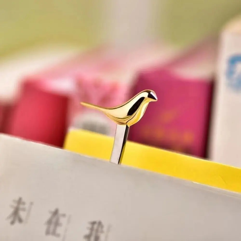 Bird or Cat Metal Bookmark