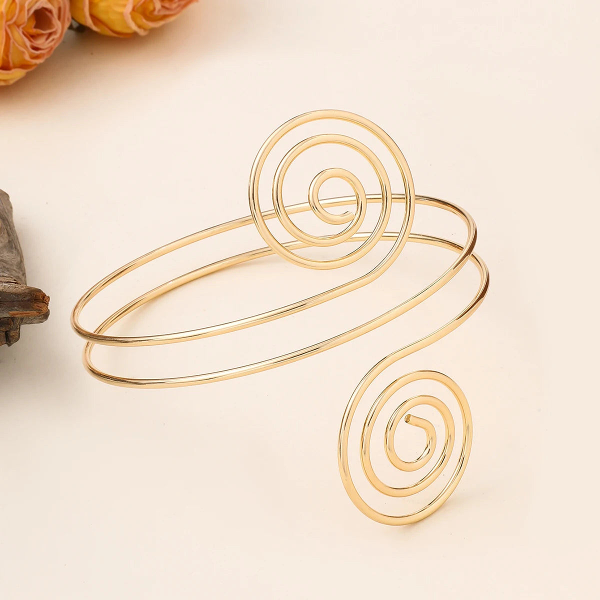 Adjustable Greek-Inspired Arm Cuff