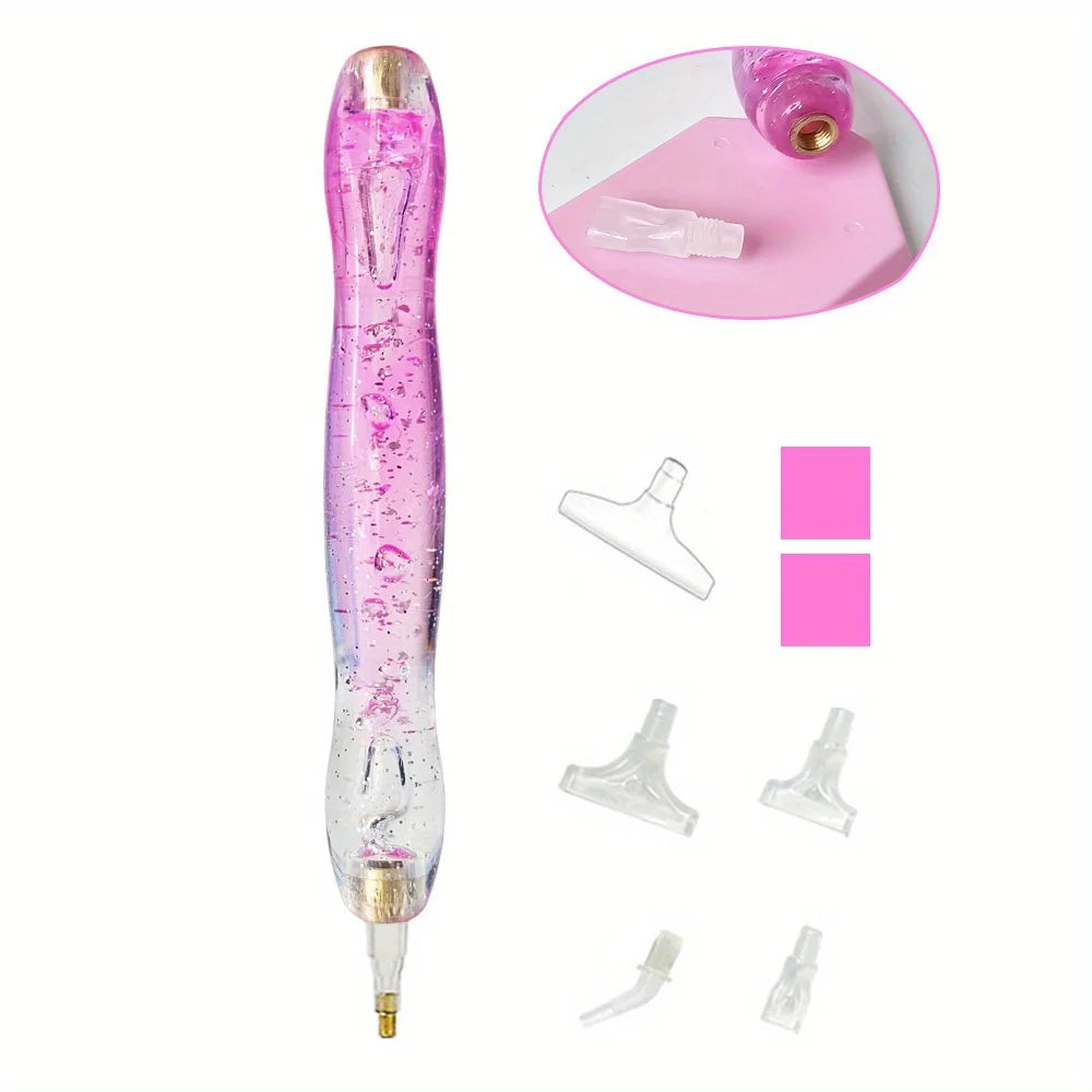 Diamond Painting Pen with Interchangeable Tips