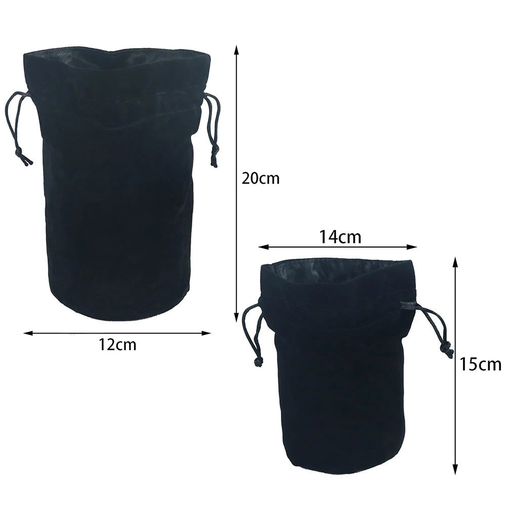 Velvet Dice and Trinket Drawstring Bags