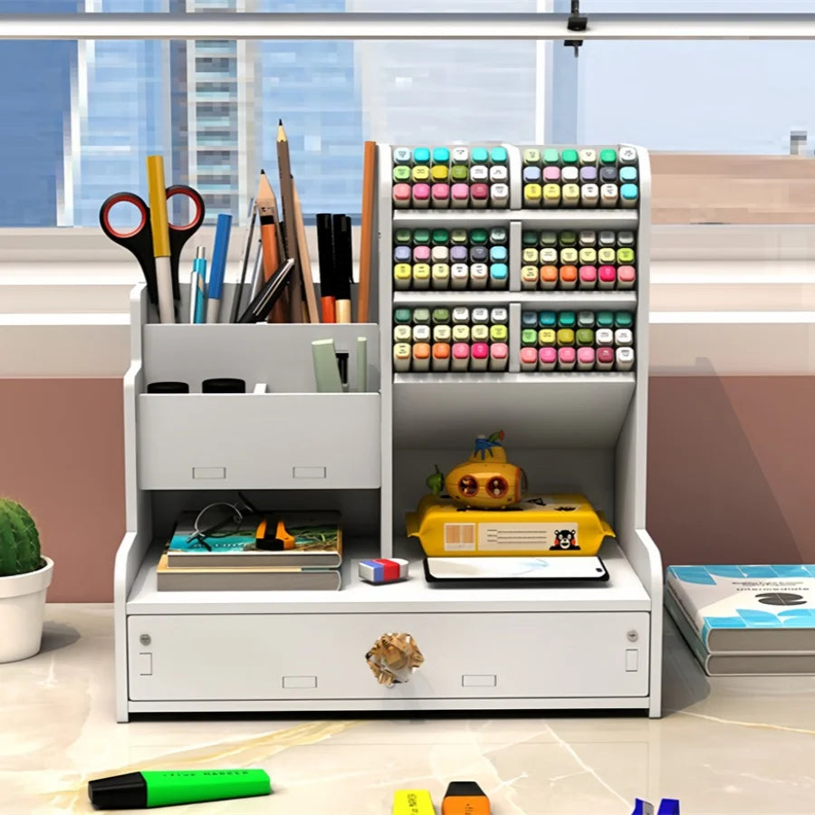 Desktop Pen and Stationery Storage Organizer