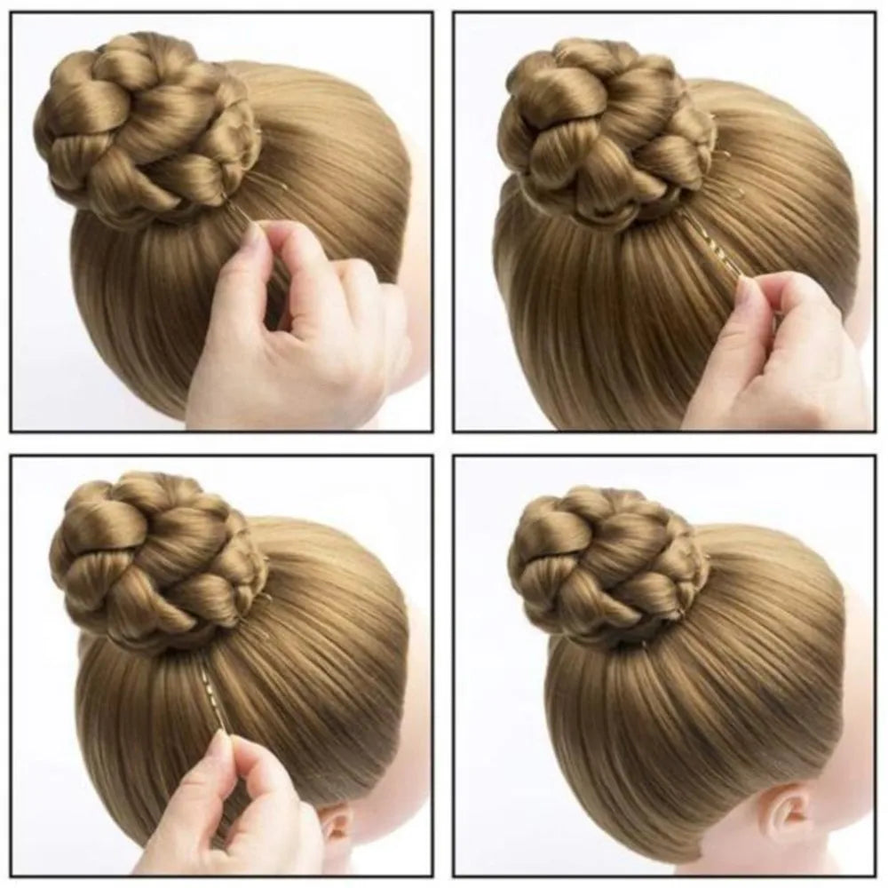 50Pcs 50/60/70mm Metal Waved  U Shaped Hair Pins Hairclip Women Girls Wedding Hairstyle Styling Tools Accessories Wholesale