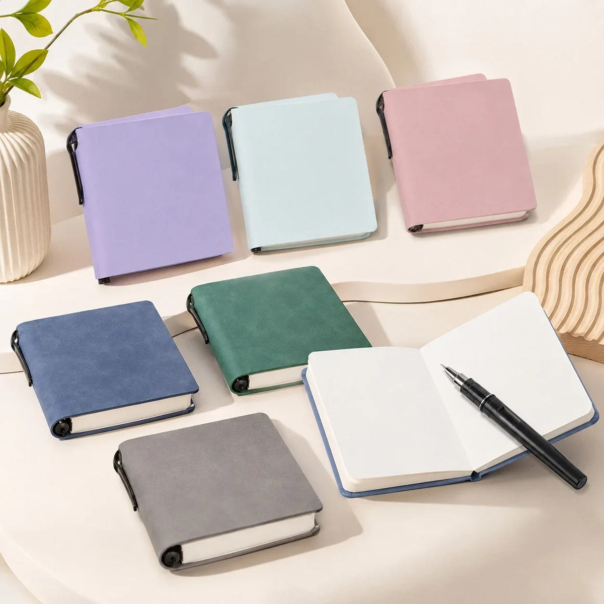 Square Pocket Notebook with Blank Pages