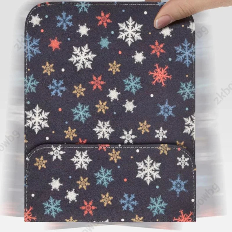 Magnetic E-Reader Sleeve - Floral, Winter and Solid Designs